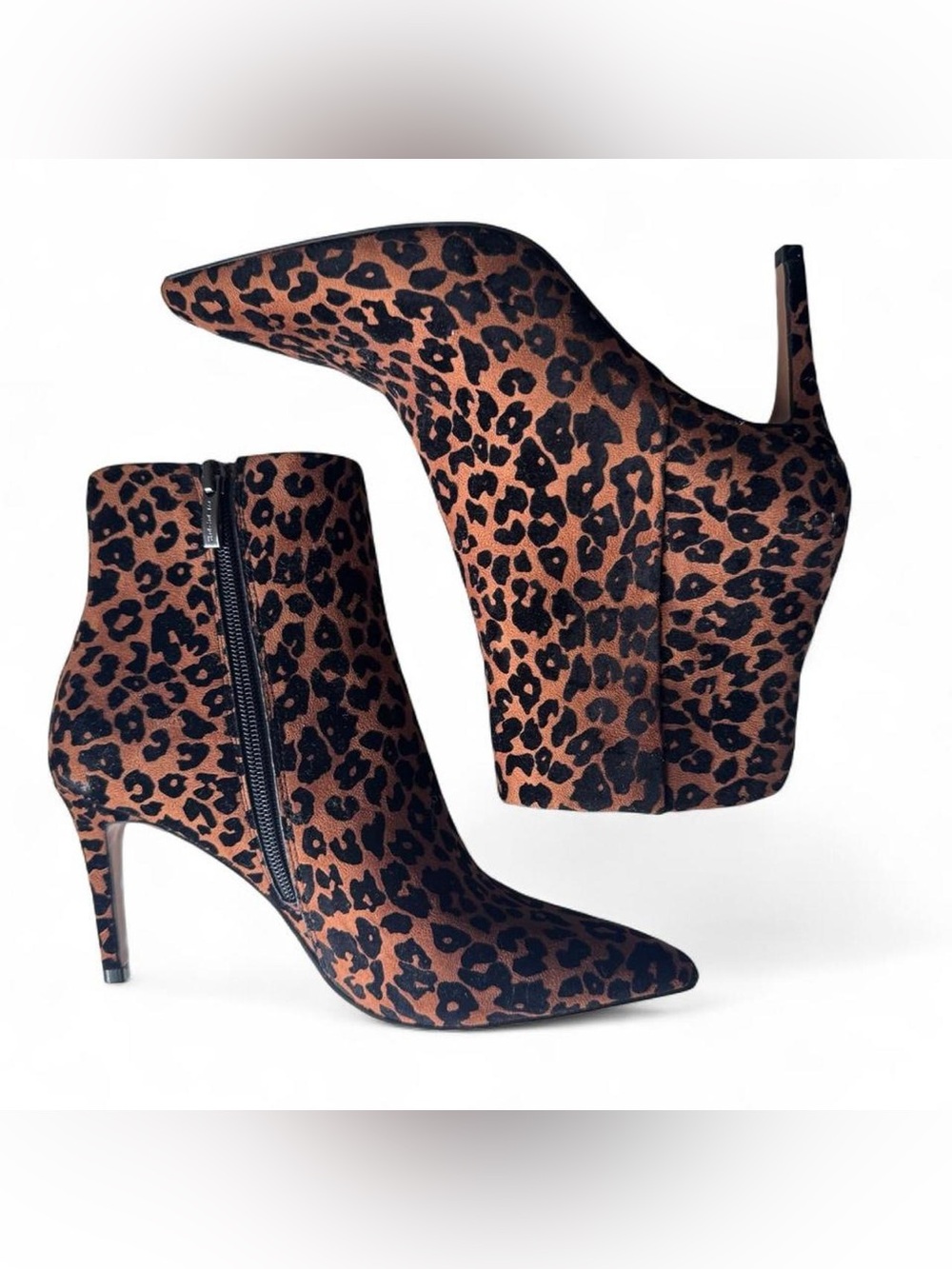 Steven by Steve Madden Cheetah Print Stiletto Booties